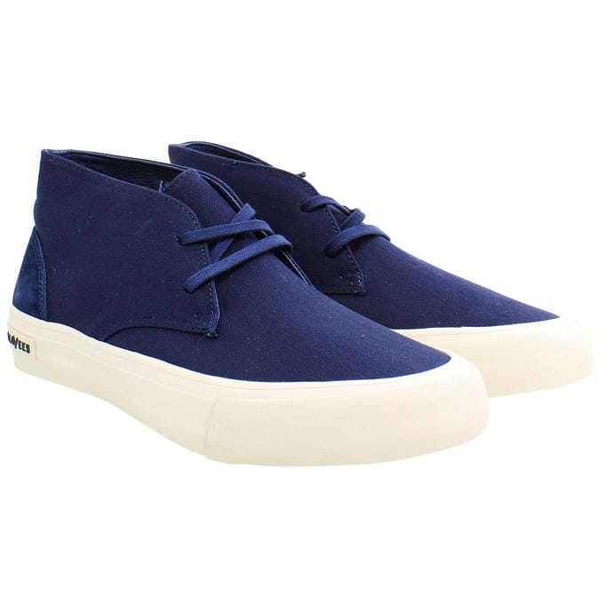 Seavees Maslon Desert Heren Navy Boots