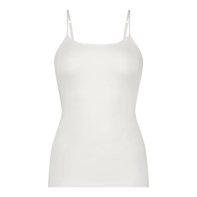 Ten Cate Basics spaghetti top wit voor Dames | Maat XXL