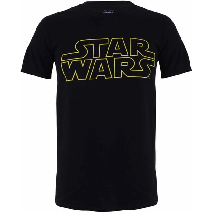 Star Wars Herenlogo T-Shirt (Zwart)