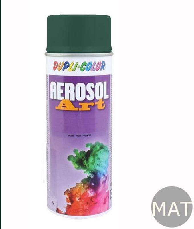Dupli-Color Aerosol-Art 400ml spuitbus  MAT RAL 6005