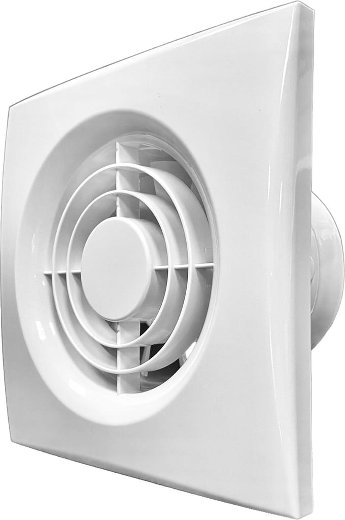 Paneir Airdesigns - VENTIO_Y100MT - Badkamerventilator Ø 100 mm met timer en bewegingsensor