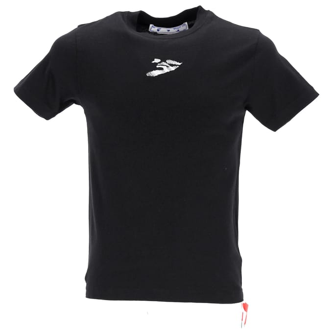 Off-White Zwarte Katoenen Logo T-Shirt