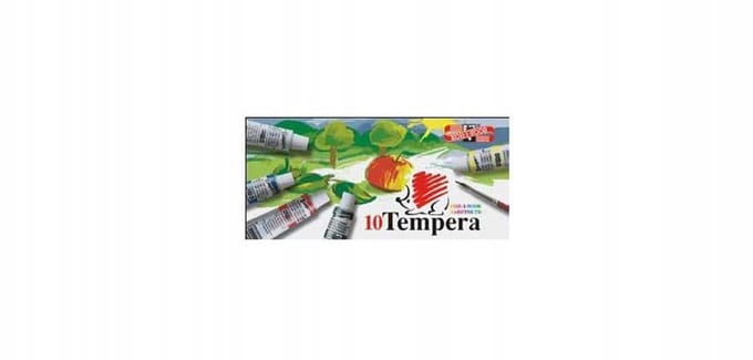 Koh-I-Noor Tempera Verf Set - 10 Kleuren, 16ml per Tube