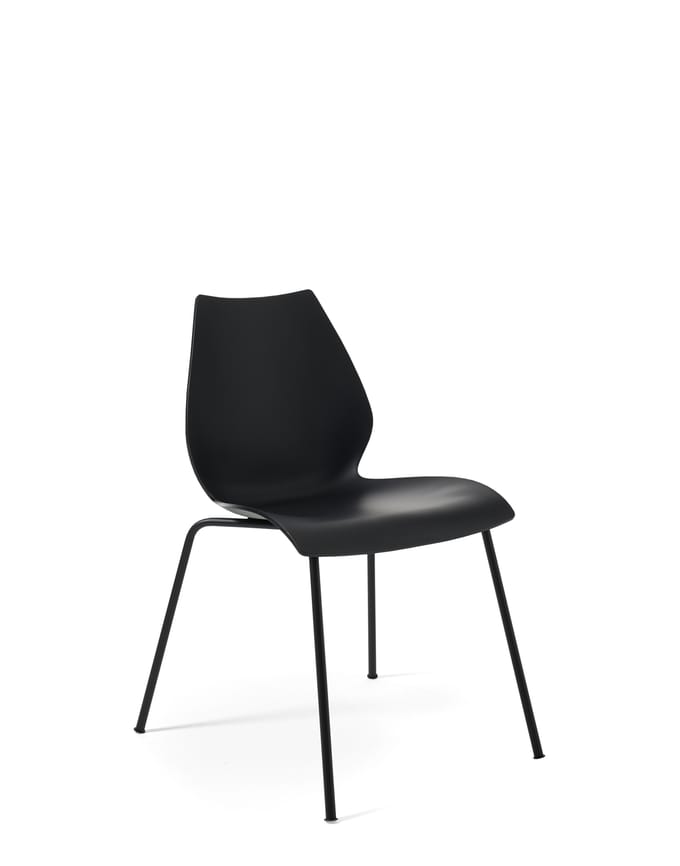 Kartell Maui stoel - zwart - antraciet