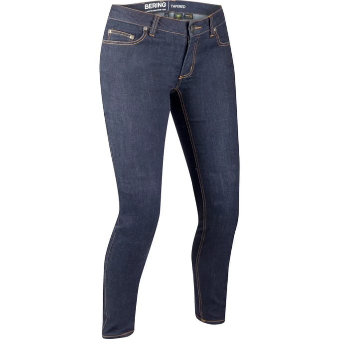 Slim fit motorjeans voor dames Bering Trust