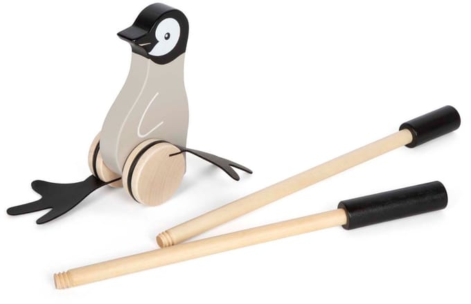Small Foot - Wooden Push Figure Penguin