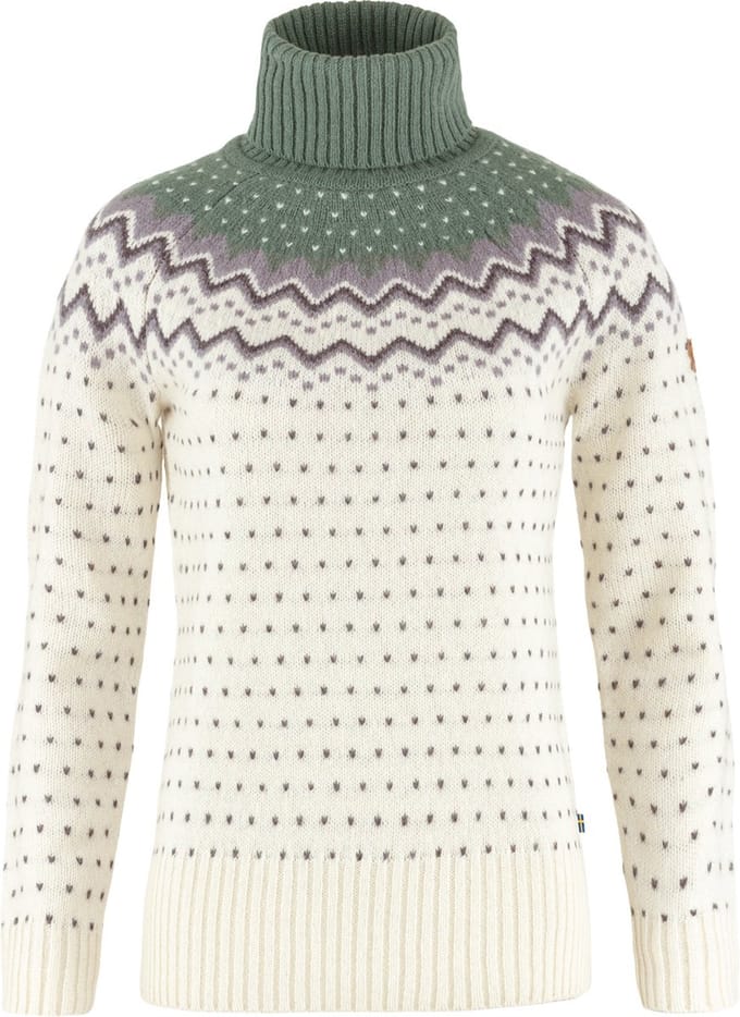 Fjallraven Övik Knit Roller Neck W Dames Outdoortrui - Maat M