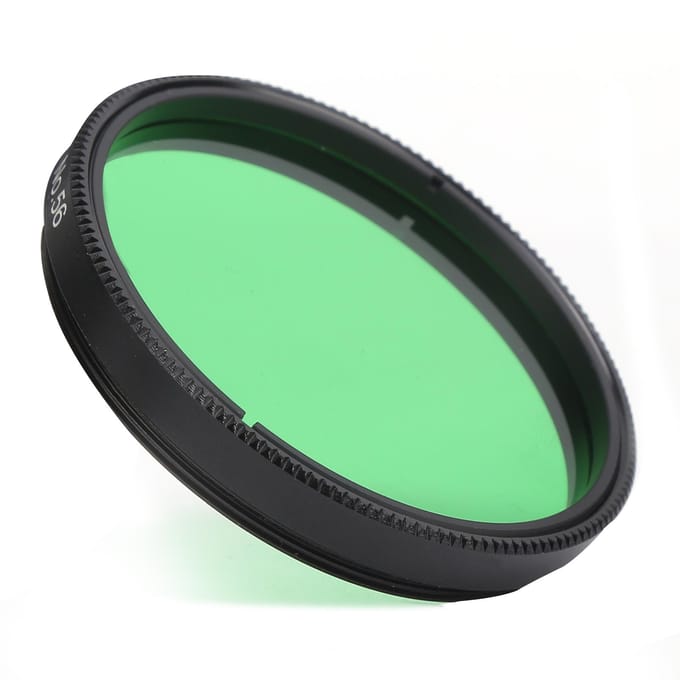 Astronomische Telescoop Filter 2 Inch 50.8mm Aluminiumlegering Maanfilter Telescoopaccessoires green