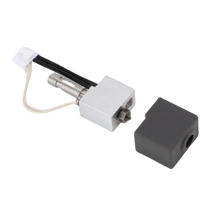 Extrudeur Hotend pour Kobra S1 Buse en Acier Trempé Tête d'Impression pour Imprimante 3D avec 2 Manches en Silicone Buse 0.4mm white
