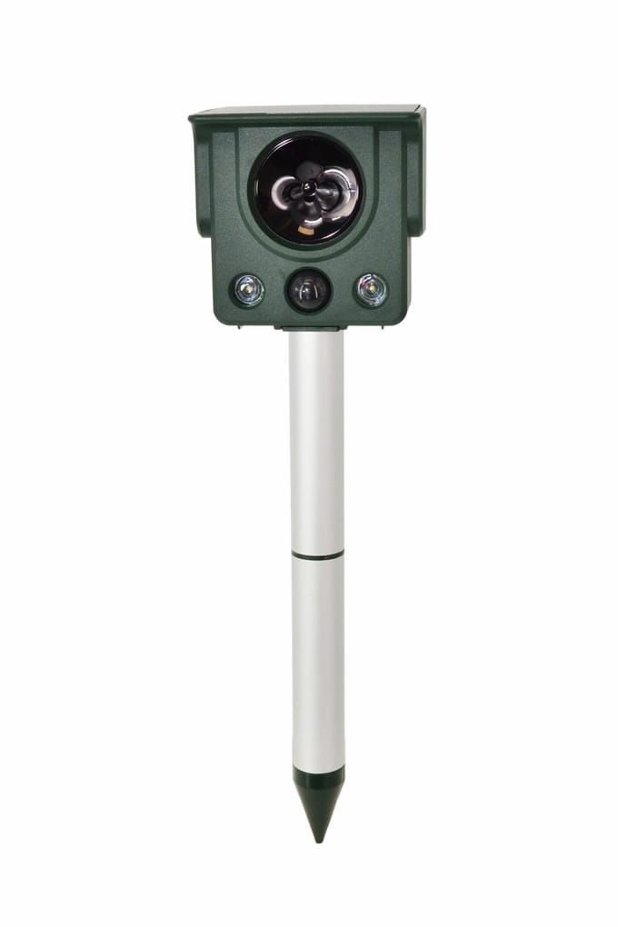 Awtools AW62017 - Ultrasone Verjager - Beweging Sensor - Zonnepaneel