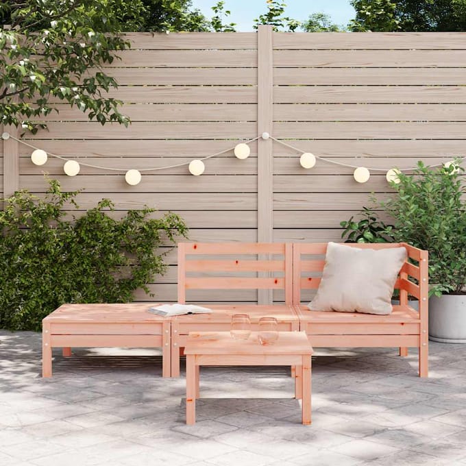 vidaXL - Tuinbank - 3-zits - massief - douglashout