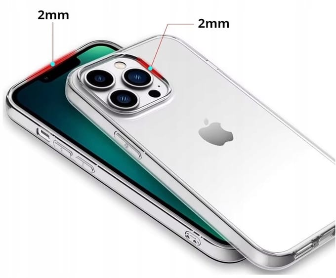 GSM Hurt - Jelly Case - 2mm - Transparant - Geschikt voor iPhone 16 Pro