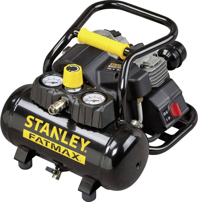 STANLEY Professionele Compressor - Oliegesmeerd - Horizontaal - 5 L / 2 pk / 10 bar