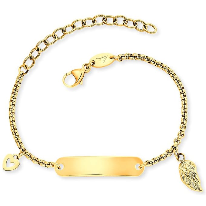 Engelsrufer I.D.-armband HEBS-ID-WING-G