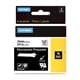 DYMO Rhino industriële labels | Permanent Polyester | 19 mm x 3,5 m | zwarte afdruk op transparant | zelfklevende labels voor Rhino & LabelManager labelprinters
