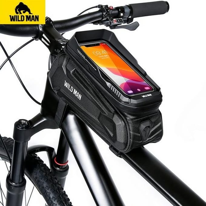 WILDMAN Fietskoffer/houder XT5 frametas zwart/zwart