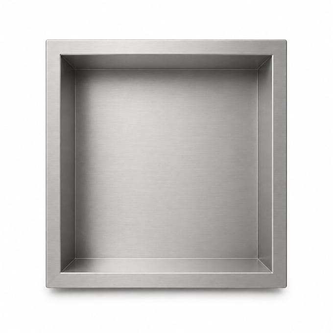 EAVY - Inbouwnis Badkamer - 30×30×10 cm - RVS