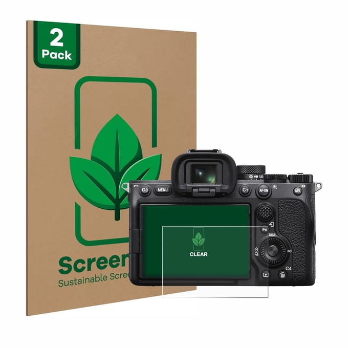 2 Stuks Screenprotector voor Sony Alpha 7 IV - Hoogwaardige Beschermfolie transparant