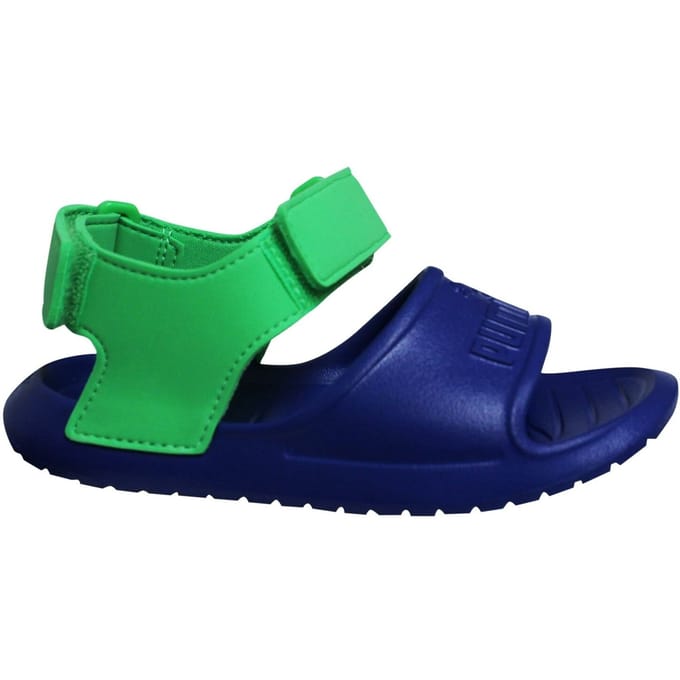 Puma Divecat v2 Injex Double Strap Blauw Groen Kindersandalen 369546 02