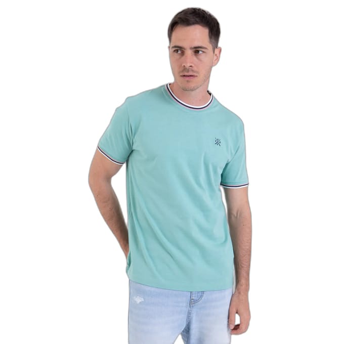 T-shirt van gemêlede katoen Camberabero