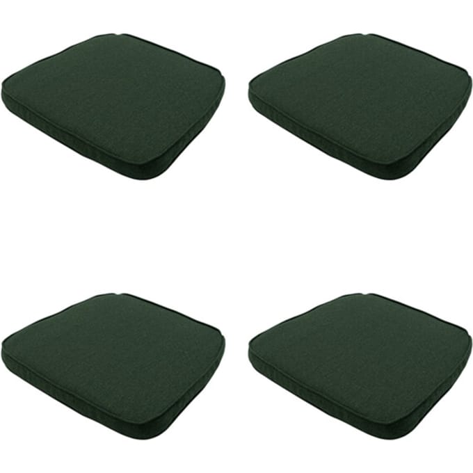 Madison - Zitkussen Wicker Green canvas eco+ - Ca. 48x48 cm - Set van 4