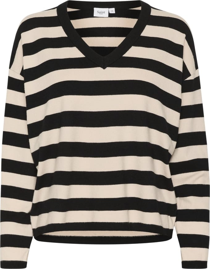 Saint Tropez FikamSZ V-Neck Pullover Dames Trui - Maat S