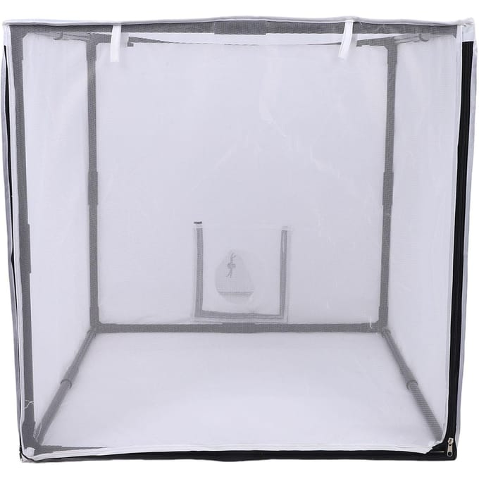 Draagbare Spuitcabine met Filter en Gaasgordijn Mobiele Afneembare SchilderTent voor Garage Studio Tuin white