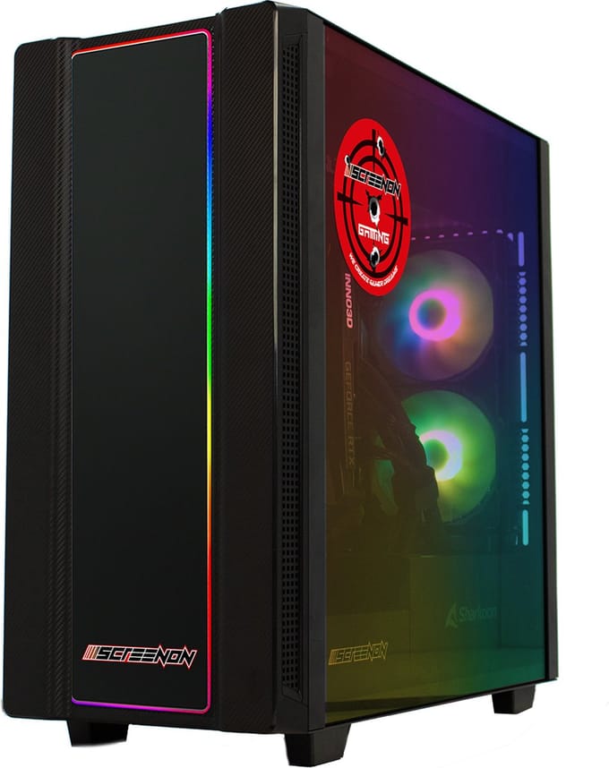 ScreenON - Ryzen 7 - 480GB M.2 SSD + 2TB HDD - RTX 3070 8GB - GamePC.X425123