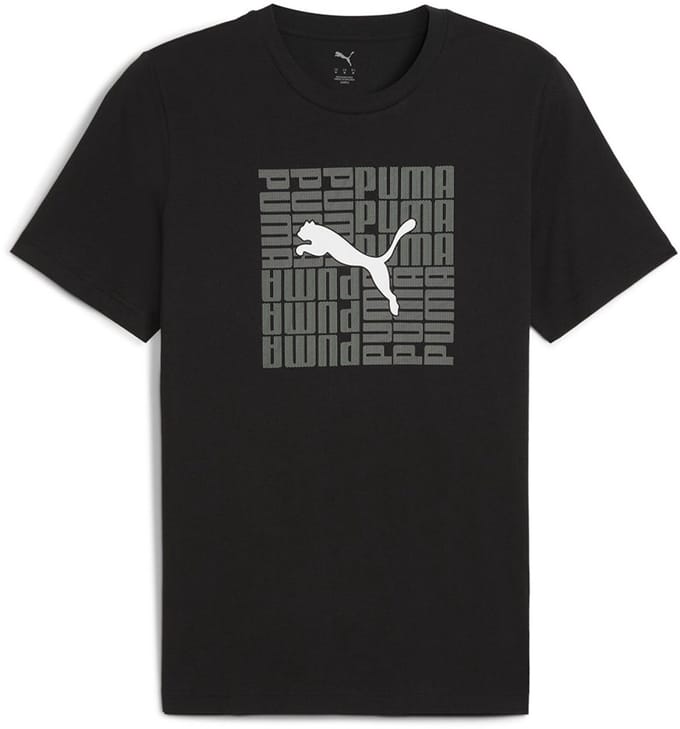 Puma Graphic Box T-shirt Met Korte Mouwen Zwart M Man