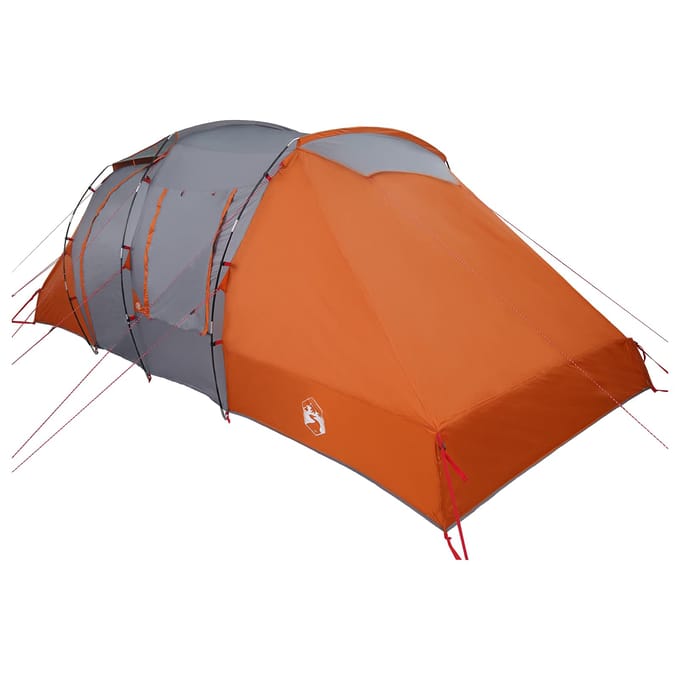 vidaXL - Directe - Tent - Grijs - en - Oranje - 524 - x - 232 - x - 192 - cm