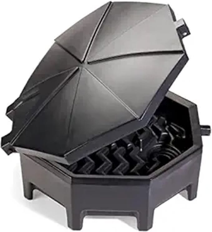 NEW PIG DRM672-BK - UNIVERSELE POLY TROMMELTRECHT MET SCHARNIEREND DEKSEL