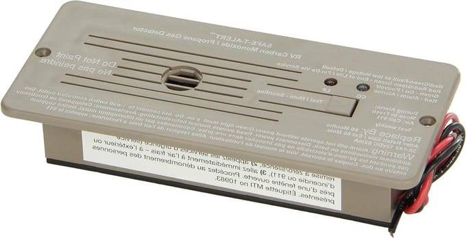 Dubbel Alarm - Gas Detector - Veiligheid Thuis - Flush Mount - 12V - Bruin