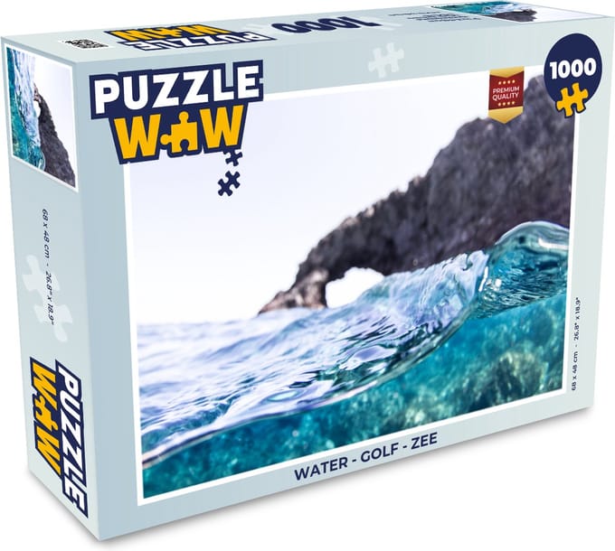 Puzzel Water - Golf - Zee - Legpuzzel - Puzzel 1000 stukjes volwassenen