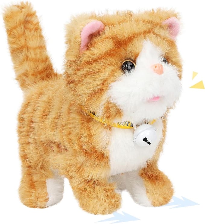 Pluche Kat Speelgoed - Interactieve Kat - Kinderen Vermaken - Herhaalt Wat Je Zegt
