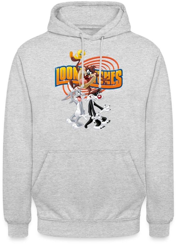 Looney Tunes Bugs Taz Tweety Sylvester Hoodie Unisex