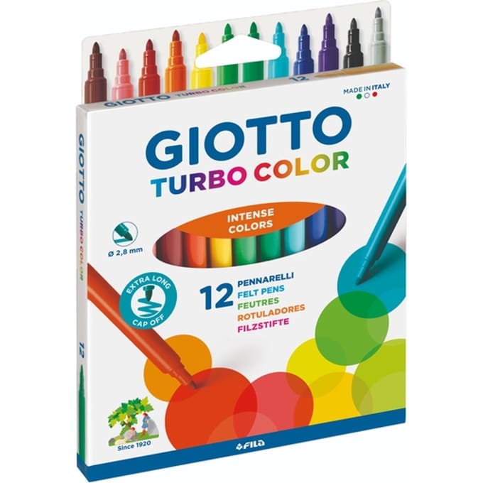 Giotto Hanging box 12 colored ass. Turbo color