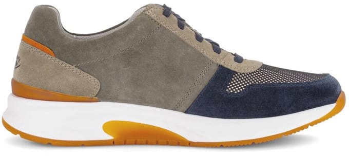 Gabor Rolling Soft - Heren sneakers - Blauw groen combinatie - Artikel 8001.17.13 - maat 9½