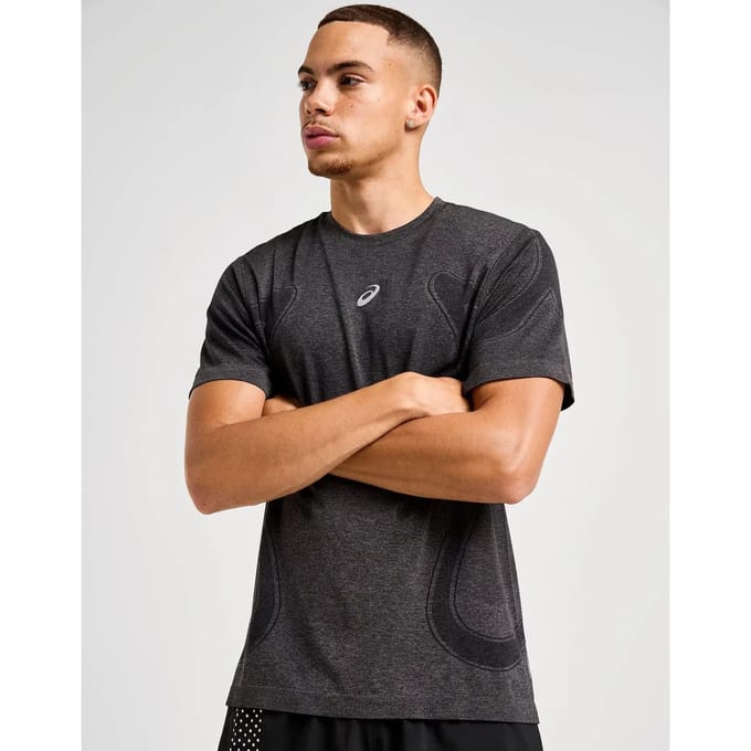 Road Seamless SS Hardloop T-shirt Heren Performance Black S