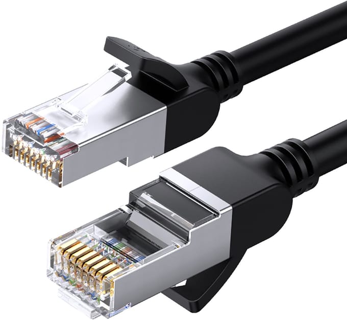 Ugreen - Internetkabel - Ethernet kabel - Cat6 - Tot 1000 Mbps - 2 Meter - Ronde kabel - Zwart