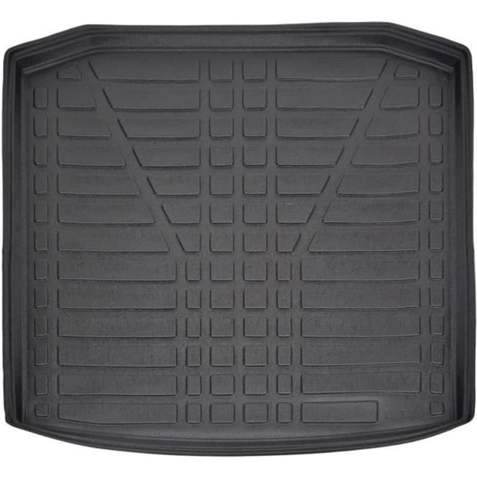 Kofferbakmat - SCOUTT - Skoda Octavia 4 - TPE Rubber - 100% Waterdicht - Antislip zwart