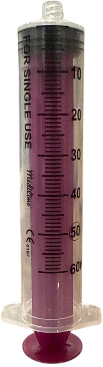 MediLime 3-delige voedingsspuit Enfit 60ml - Per 15 stuks