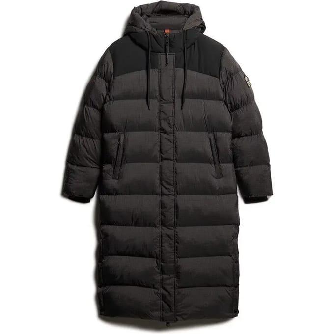 Superdry RIPSTOP LONGLINE PUFFER JACKET Dames Jas - Maat M