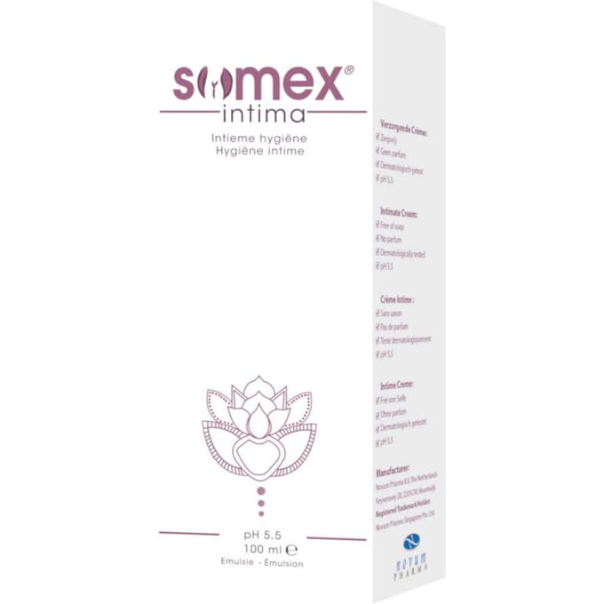 Somex Intima - Intieme Hygiëne, Verzorgende Crème 100 Emulsie