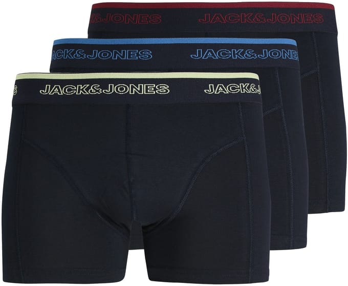 JACK&JONES - JACADRIAN SOLID TRUNKS 3 PACK JNR - Jongens - Onderbroeken