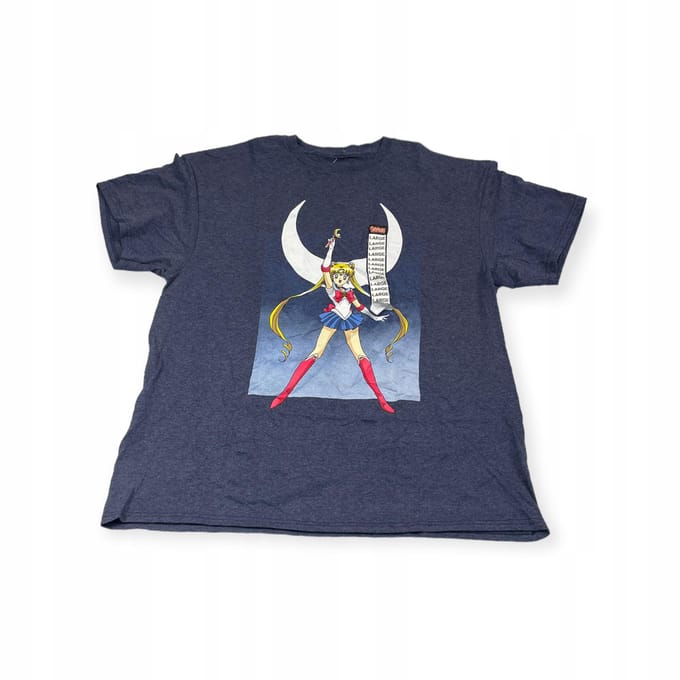 Koszulka t-shirt męski SPENCER'S SAILOR MOON L gray