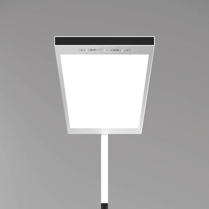 Waldmann LED vloerlamp Lavigo.single LTX, wit, CCT, smart, sensor