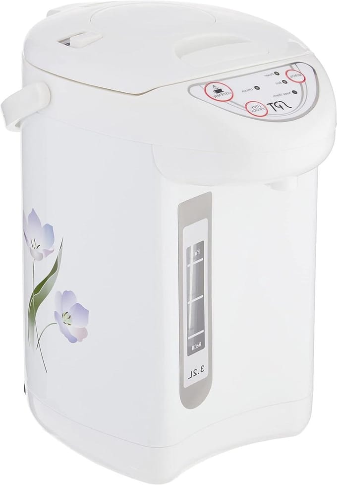Warmwaterdispenser - Dubbel pompsysteem - Direct warm water - Automatisch koken - 32 Liter - Gebroken wit