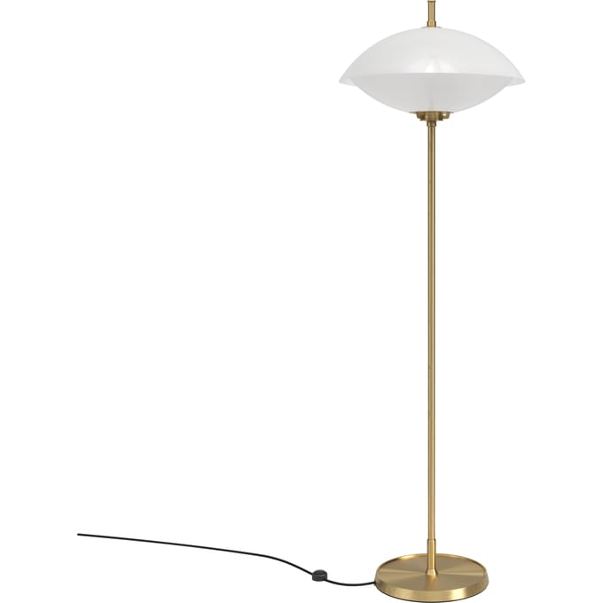 Fritz Hansen Clam Vloerlamp Opaal/messing