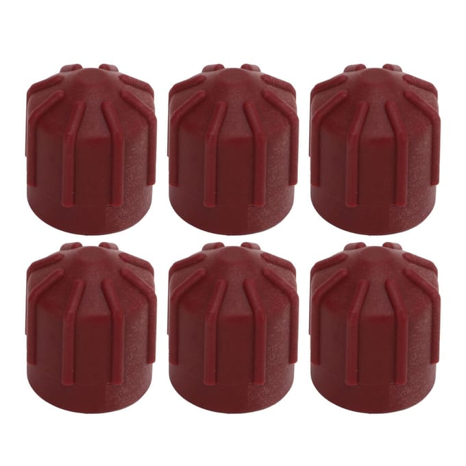 50 stuks Airconditioning Ventieldop ABS Afdekking M10X1 Universeel Ontwerp voor Automotive brown