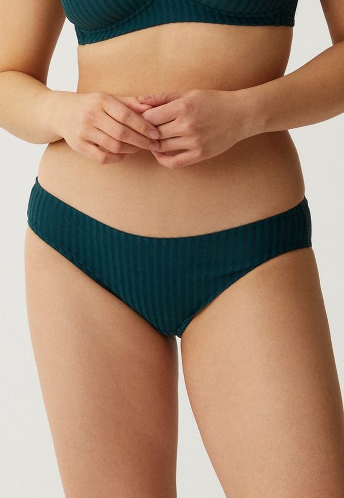 Naturana - Slip met strepen - 4247 - Groen - 40